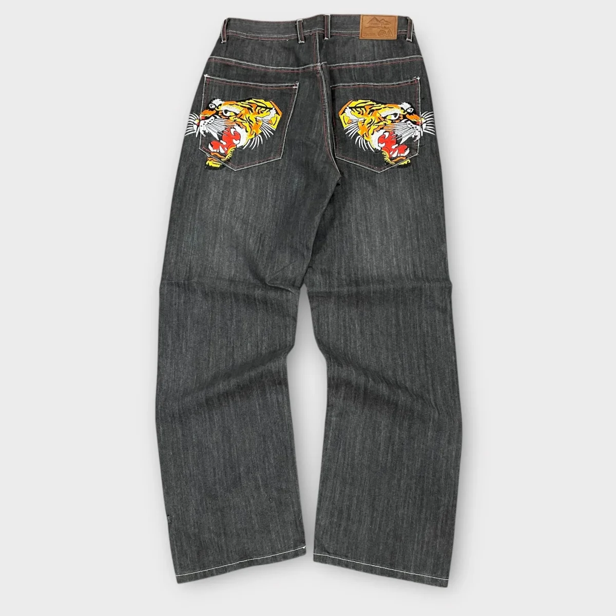 Baggy jeans broderie tigre W32 L32 - FR42 – Image 3
