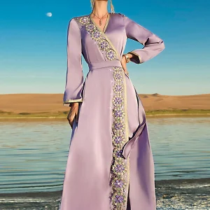 Caftan Marocain Robe Longue Arabe