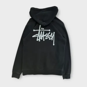 Basic hoodie Stussy gris - M