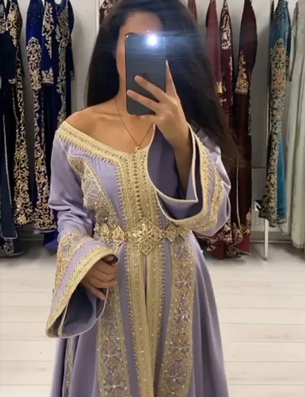Caftan D'un Soir Lilas – Image 3