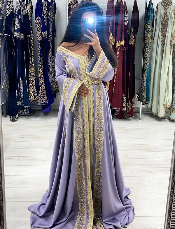 Caftan D'un Soir Lilas – Image 2
