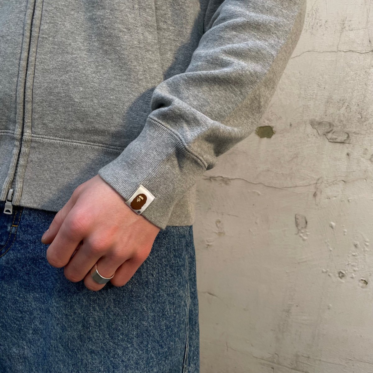 veste grise Bape - M – Image 4