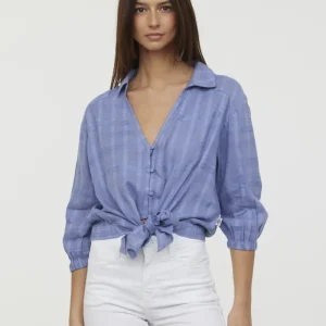Chemise DATINA Bleu marant