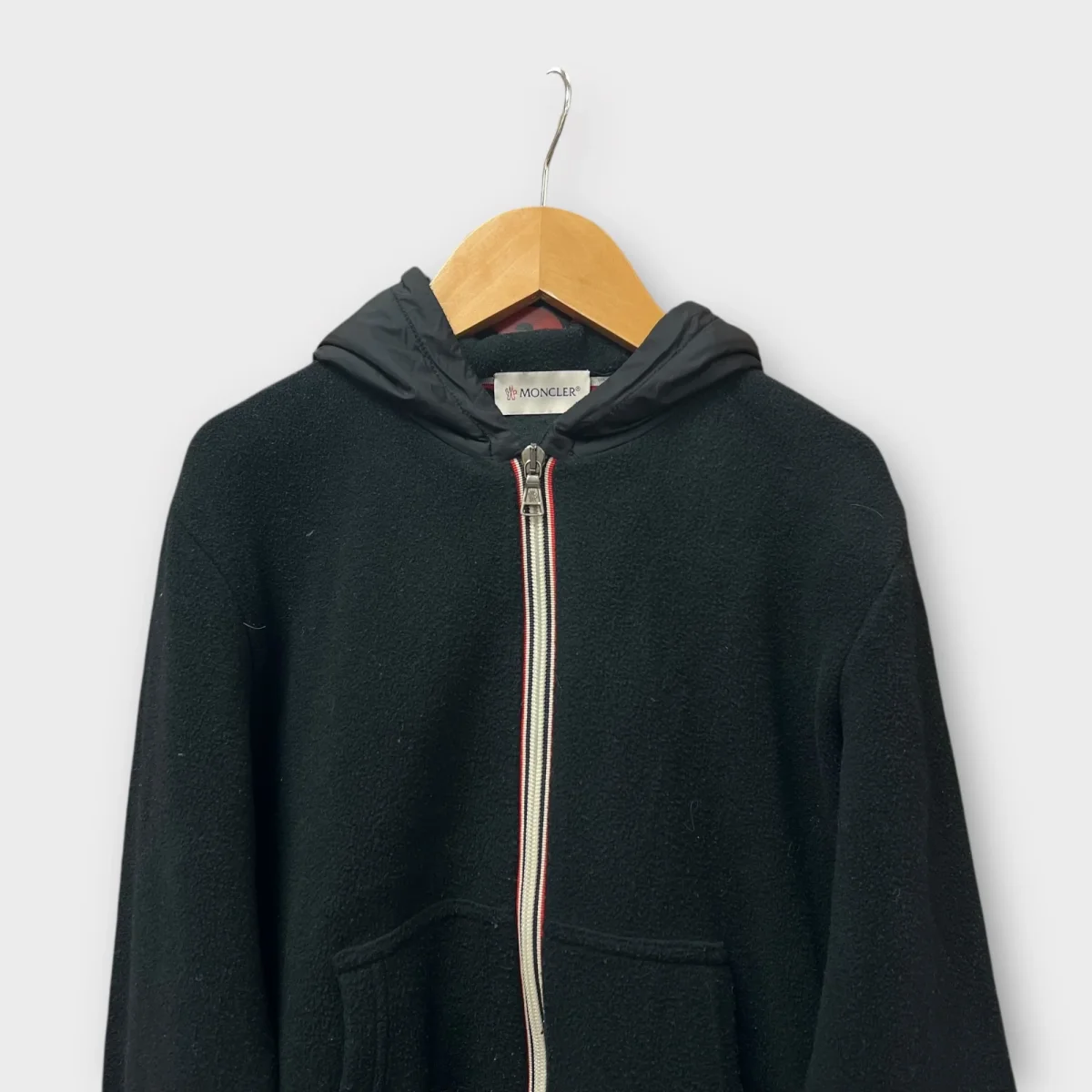 Veste polaire Moncler Noir - 10 ans – Image 3