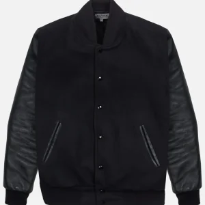 VARSITY JACKET NOIR "BELLEVILLE HILLS"