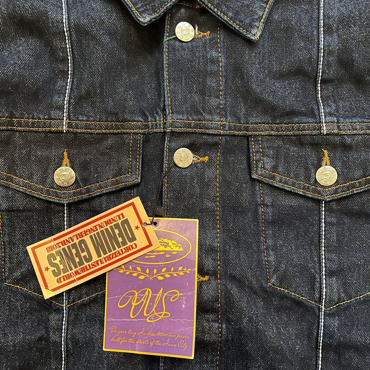Denim Jacket Corteiz C Star Neuve - M – Image 4