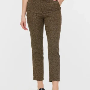 Pantalon chino JANIS Marine / Miel
