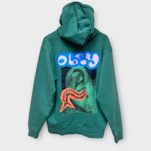Hoodie Obey vert - M