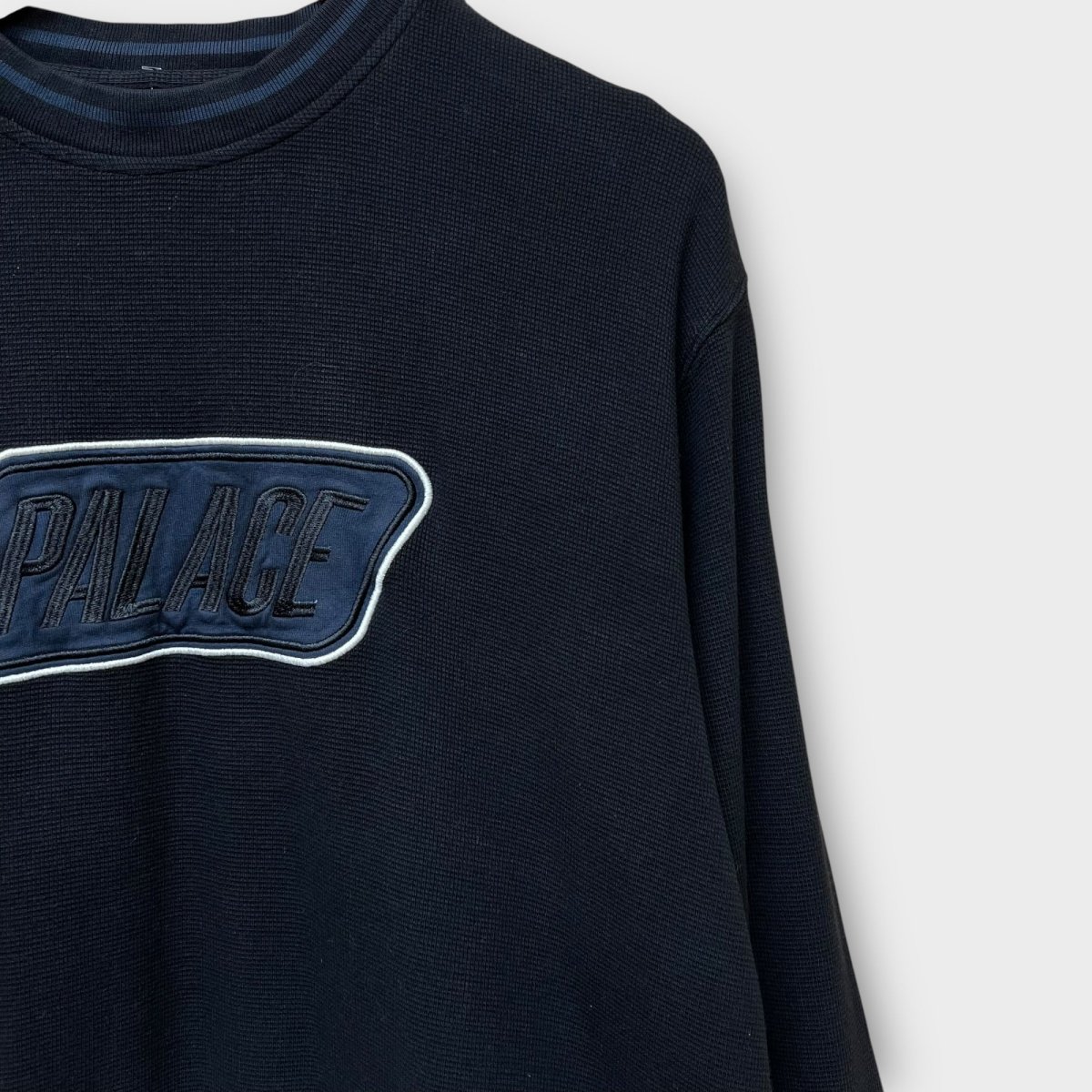 Palace Crewneck Sweater Black Das Waffle noir - S – Image 5