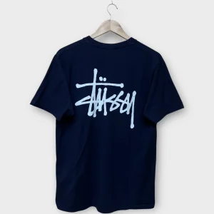 Basic tee Stussy bleu marine - M