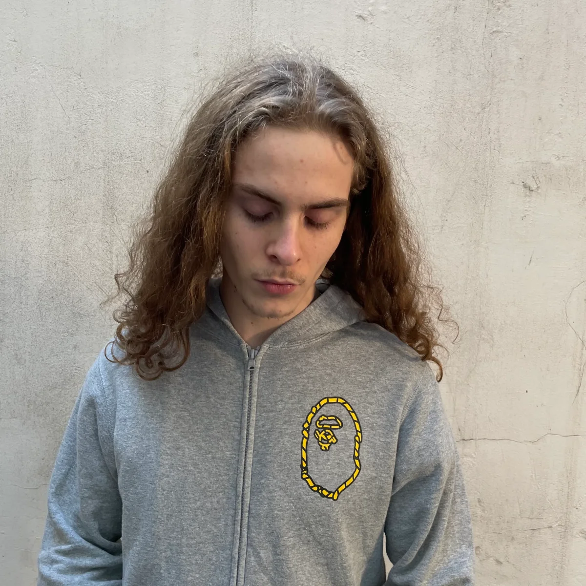 veste grise Bape - M