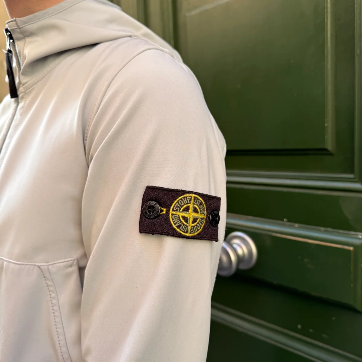 Shell Stone Island grise - XS – Image 4