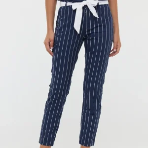 Pantalons JEMILA CR Navy / white