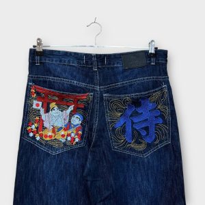 Hip Hop Baggy Jeans brodé - FR42
