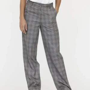 Pantalon JANIS Carreau light grey