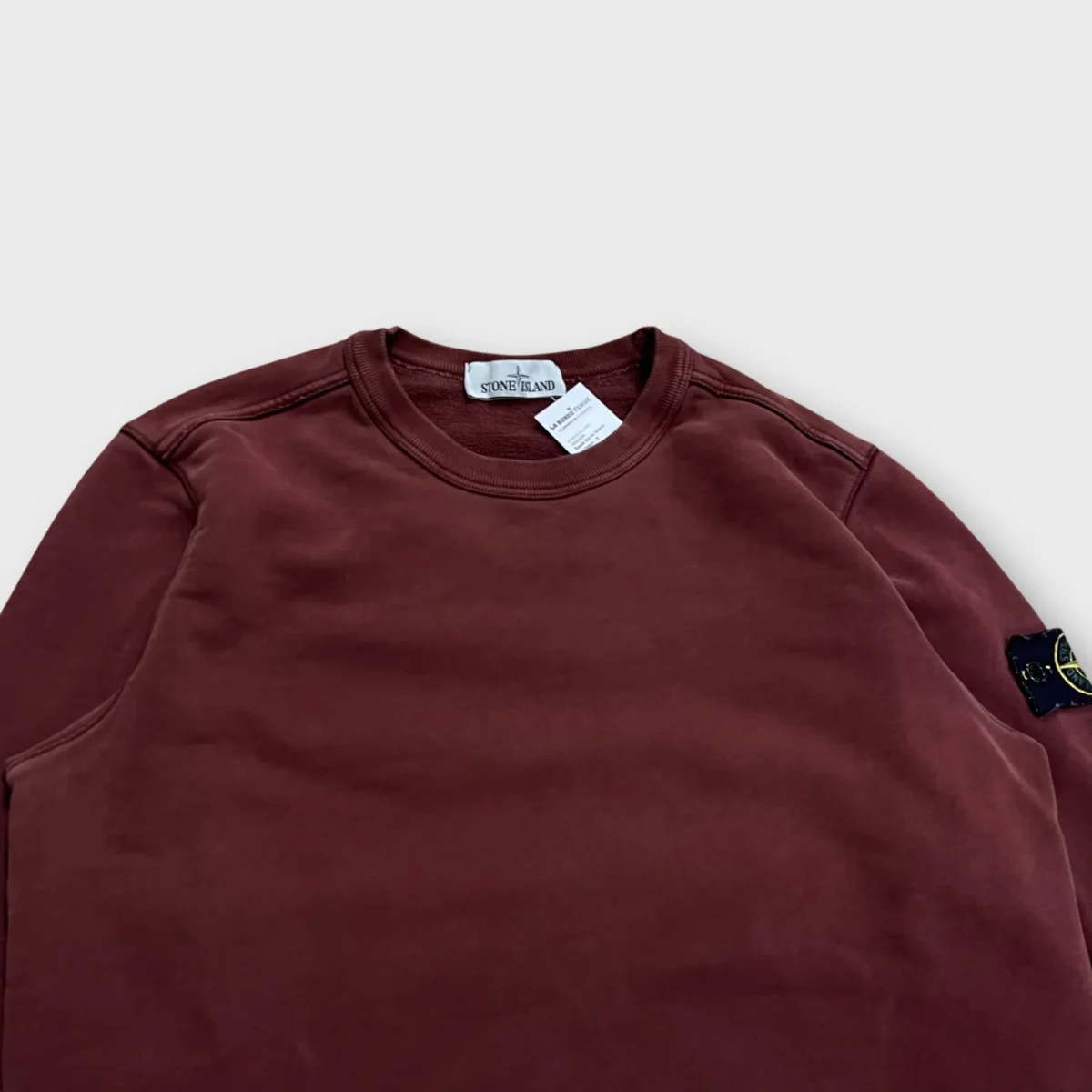 Sweat Stone Island Bordeaux - S – Image 3