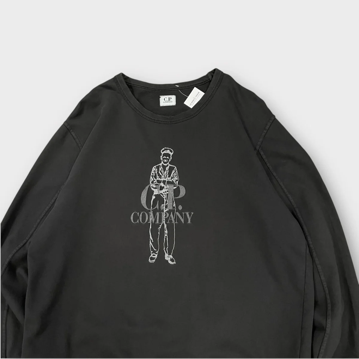 Sweat CP Company gris foncé "British sailor" - L – Image 5