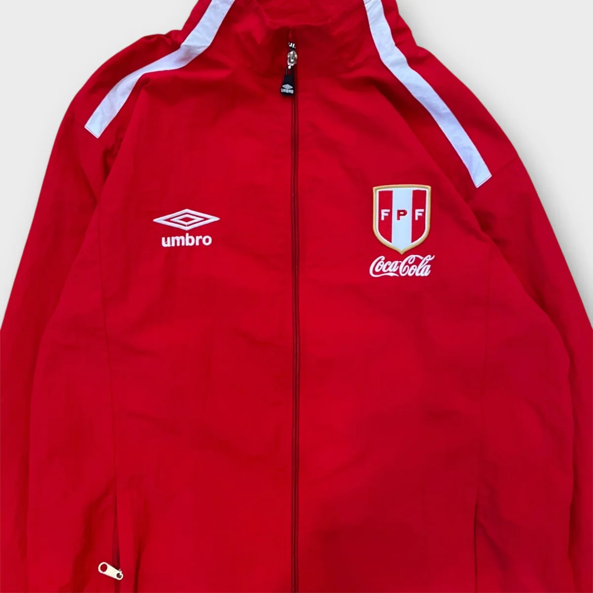 Veste Umbro X Fédération Football Peru Vintage Rouge - L