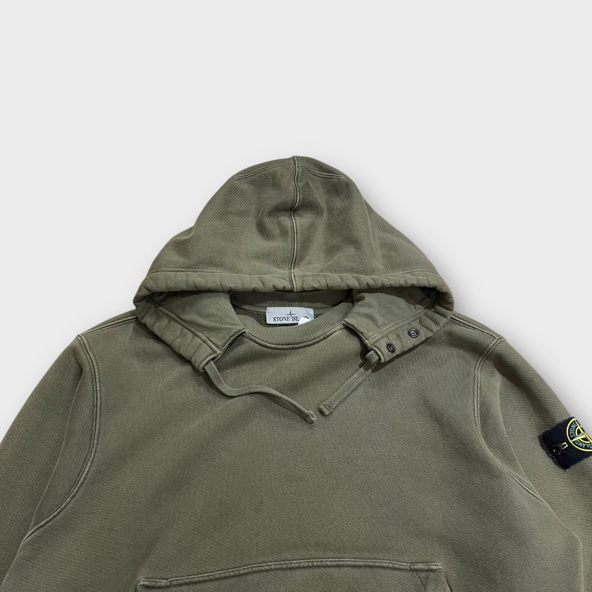 Sweat Stone Island Kaki Gros Grammage - S – Image 3