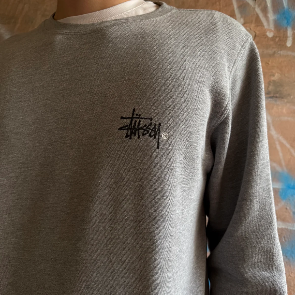 Basic sweat Stussy Gris - L – Image 4