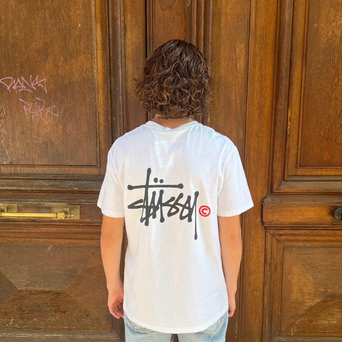 Basic tee Stussy blanc - M