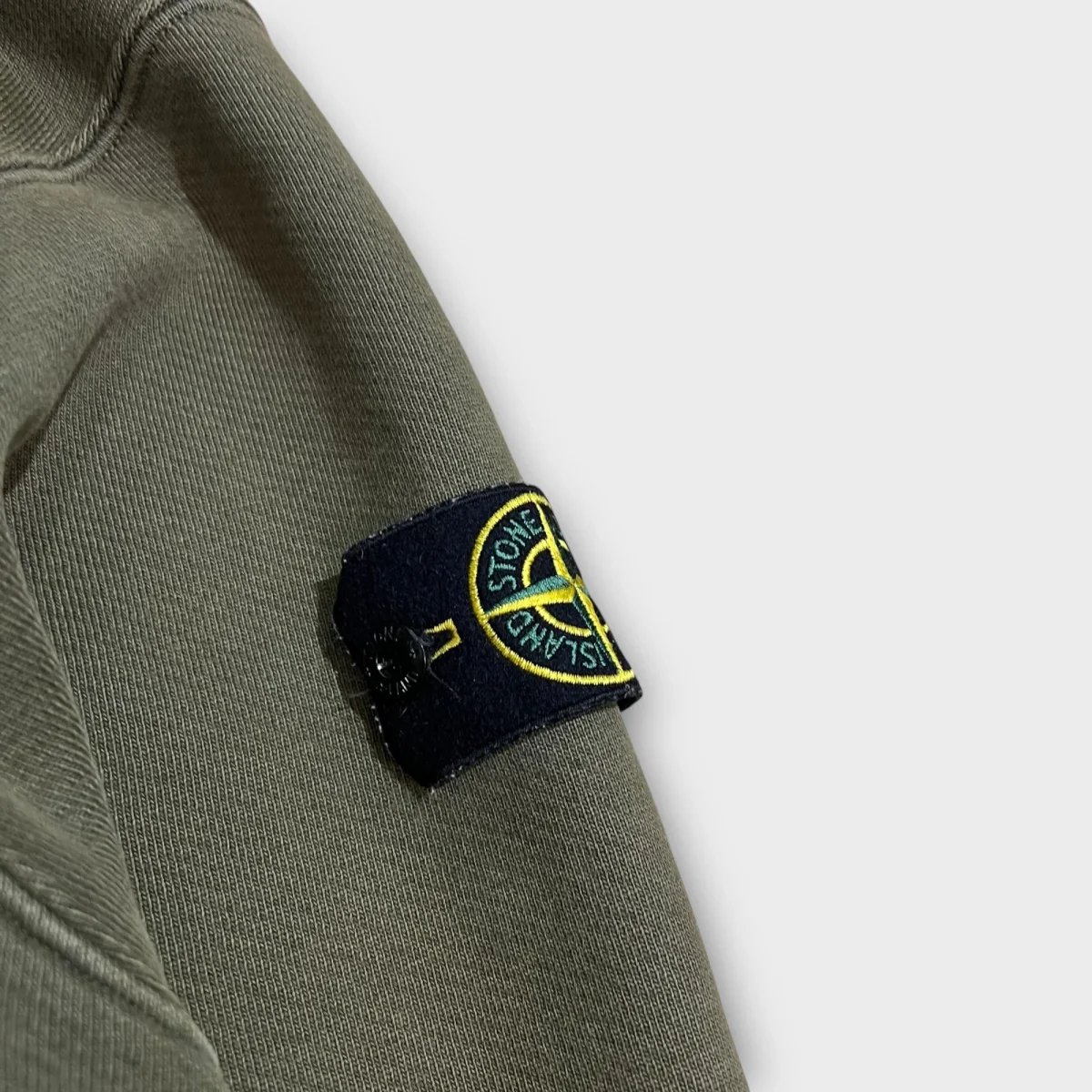 Sweat Stone Island Kaki Gros Grammage - S – Image 4