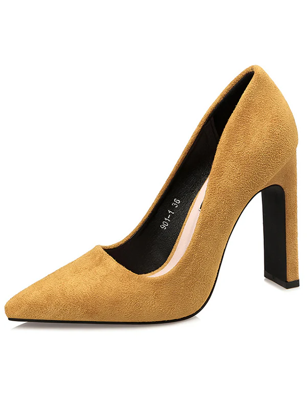 Talons Epais en Velours – Image 6