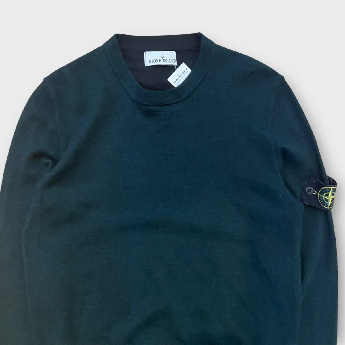 Pull Stone Island Vert Foncé - L – Image 3