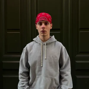 Hoodie Carharrt bleu brodé - M