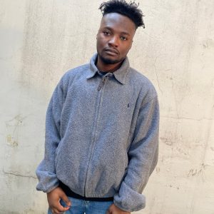 Veste Polaire Harrington Ralph Lauren gris - XL