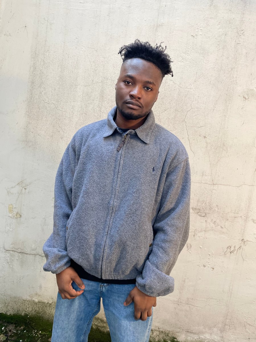 Veste Polaire Harrington Ralph Lauren gris - XL – Image 2