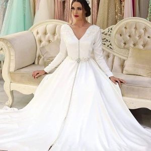 Caftan Robe de Mariage Blanche