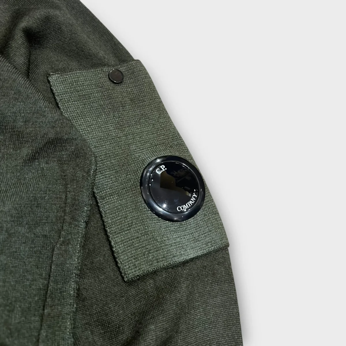 Pull fin CP Company kaki - XXL – Image 4