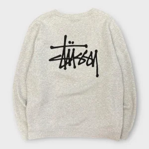 Classic sweat Stussy gris - L