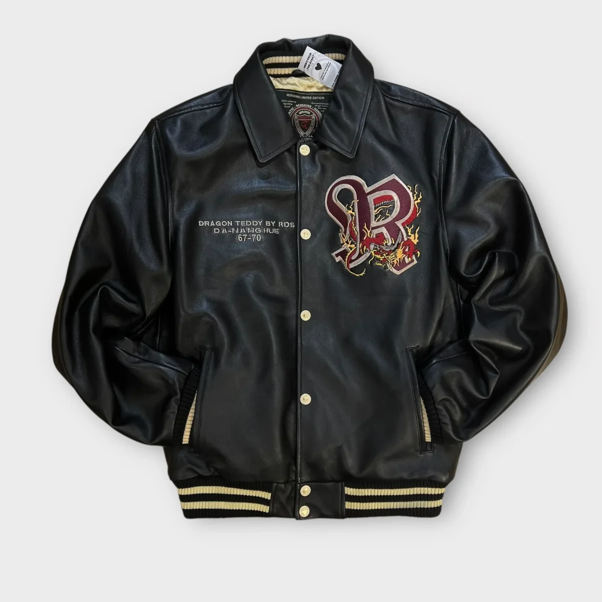 Veste Redskin Cuir Edition Limité Dragon - M