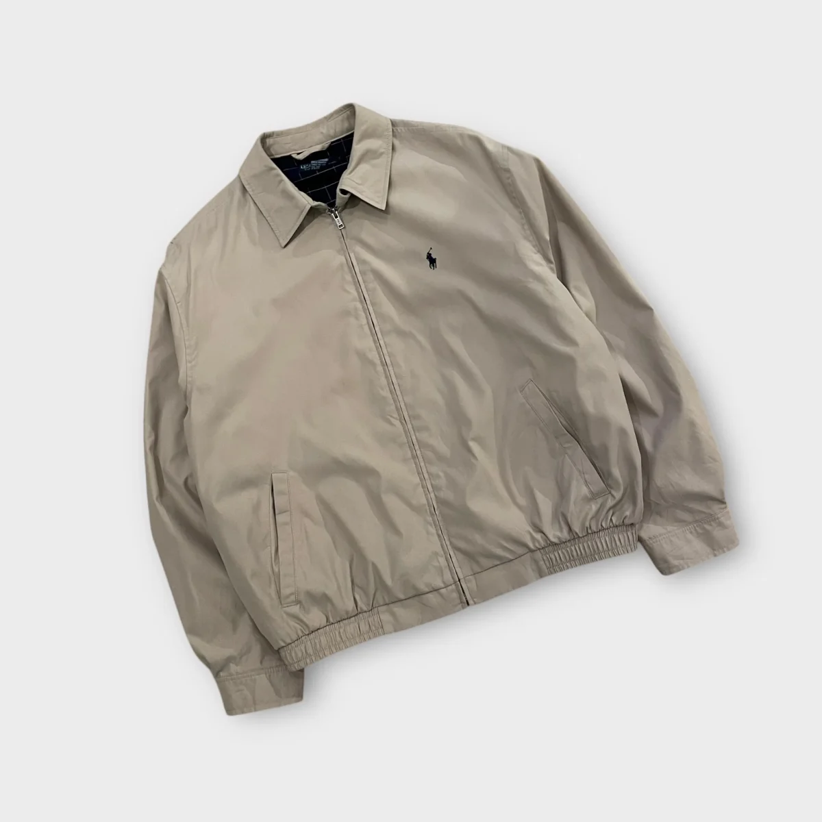 Veste Harrington Ralph Lauren beige (mini accro dans le dos) - L – Image 4