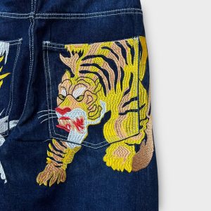 Hip Hop Baggy Jeans brodé - FR40