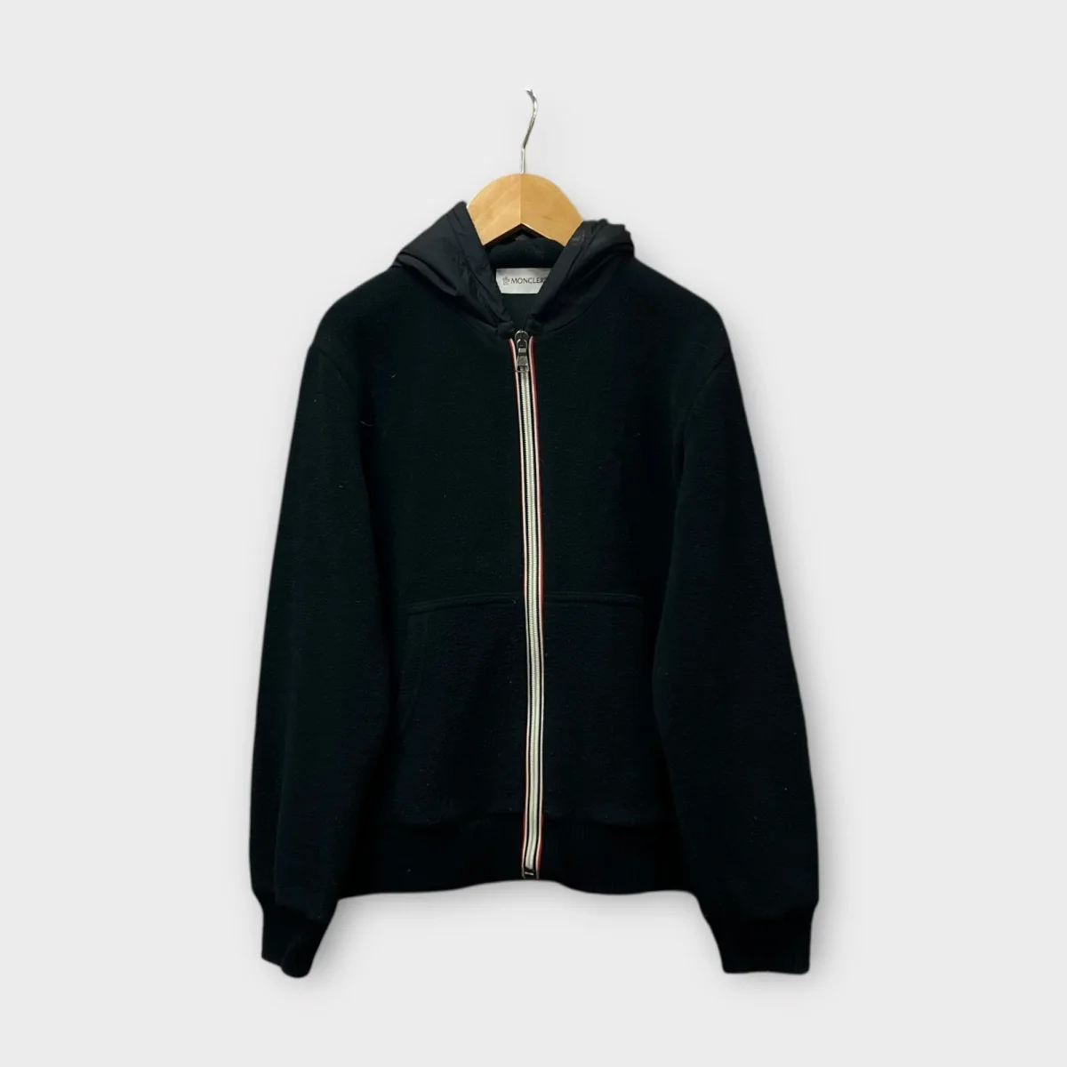 Veste polaire Moncler Noir - 10 ans – Image 2