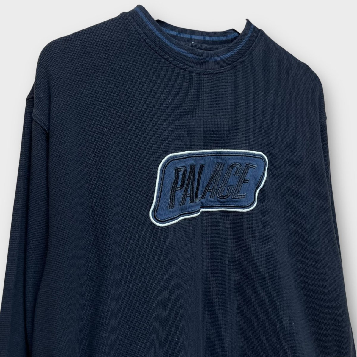 Palace Crewneck Sweater Black Das Waffle noir - S – Image 4