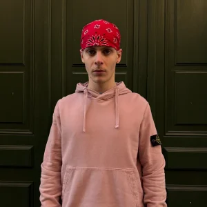 Hoodie Stone Island rose - M