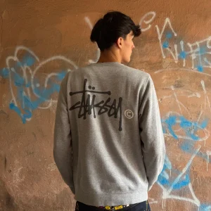 Basic sweat Stussy Gris - L