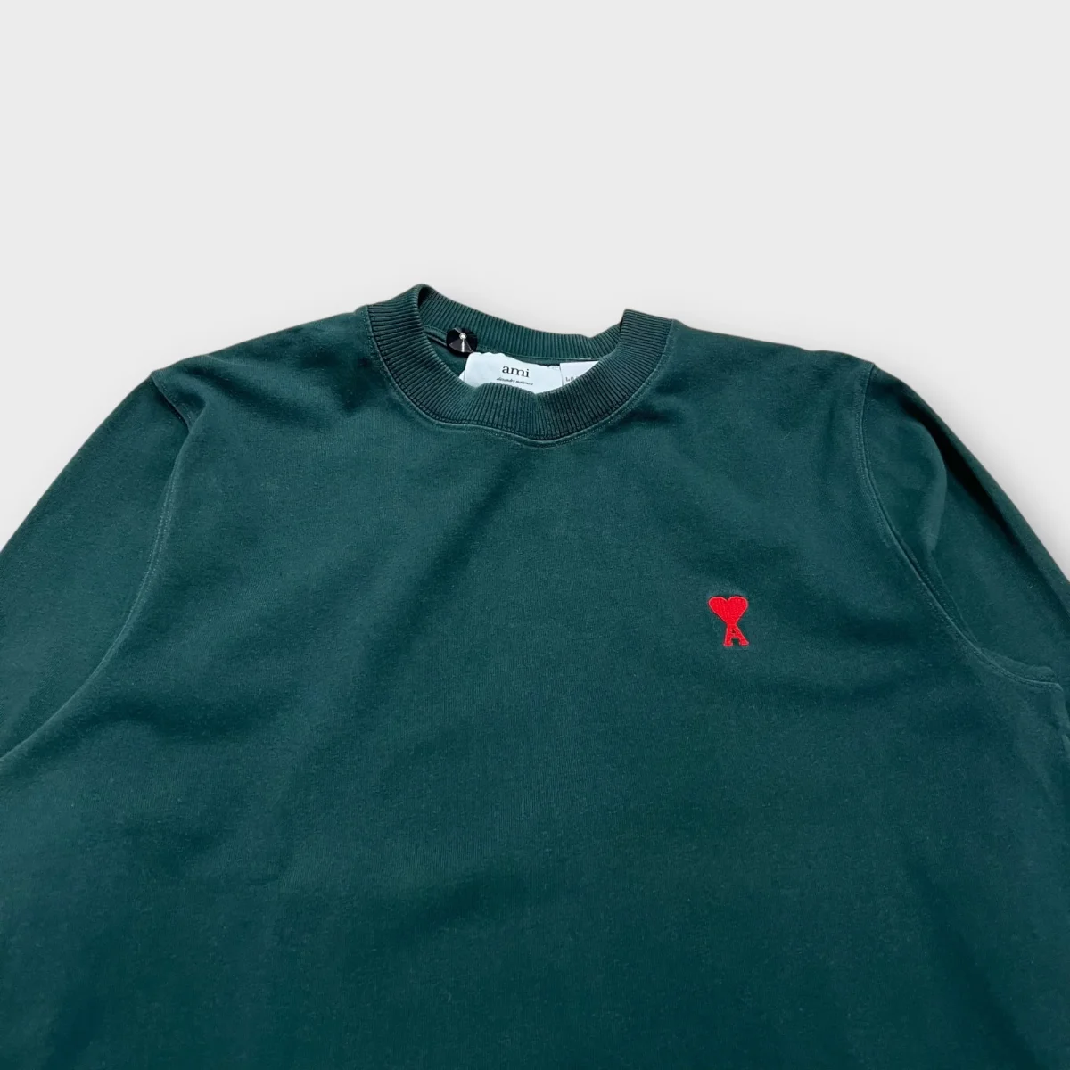 Sweat Fin Ami Paris Vert - L – Image 3