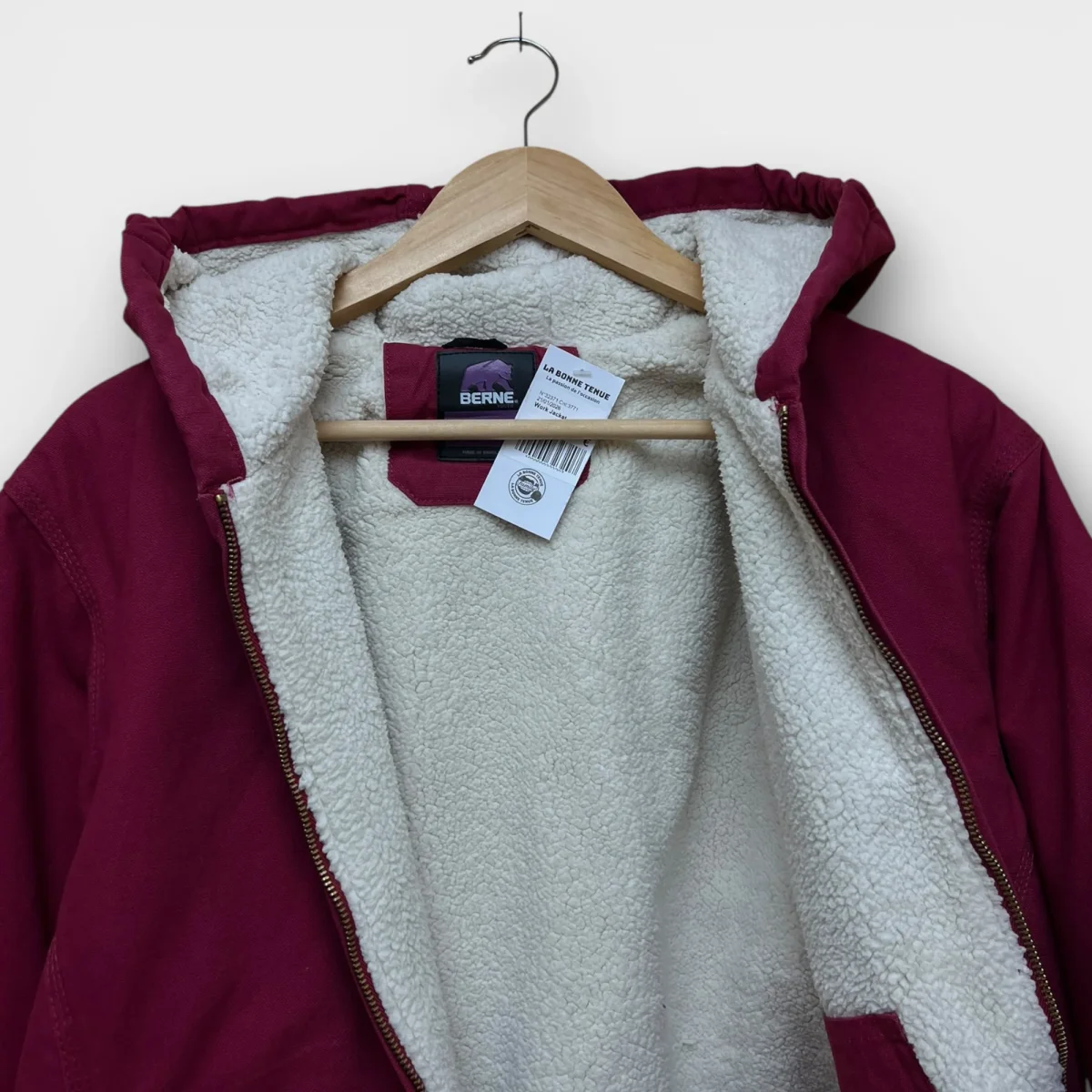 Work Jacket Berne Rose - XL enfant fit M – Image 6