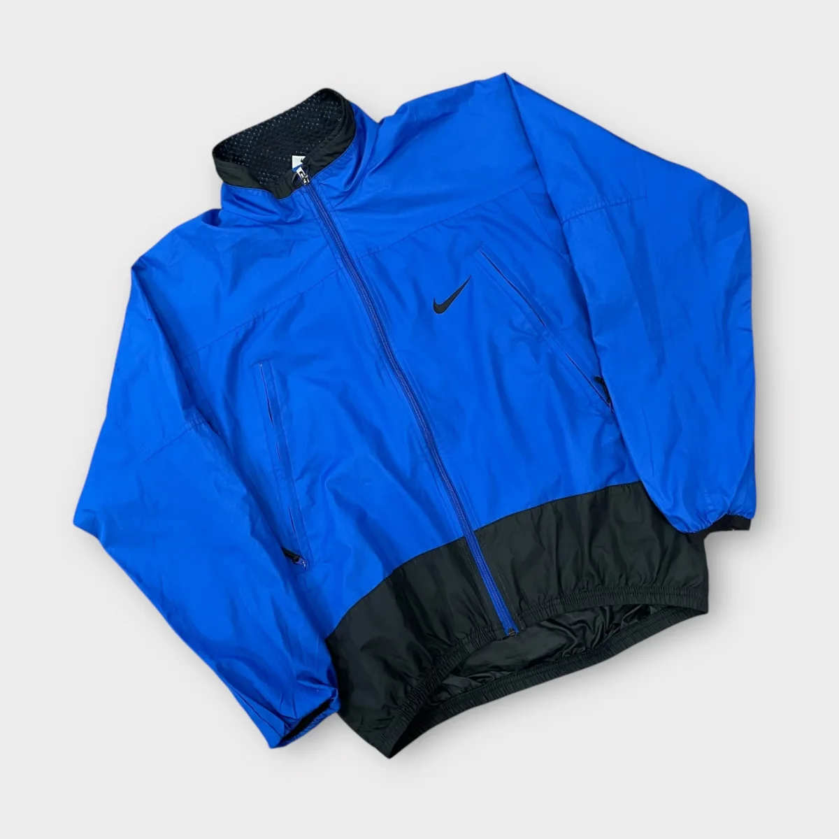 Veste Nike vintage 90's bleu (usure sur un bras) - S – Image 3