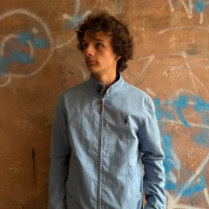 Veste Harrington Ralph Lauren bleu ciel - S