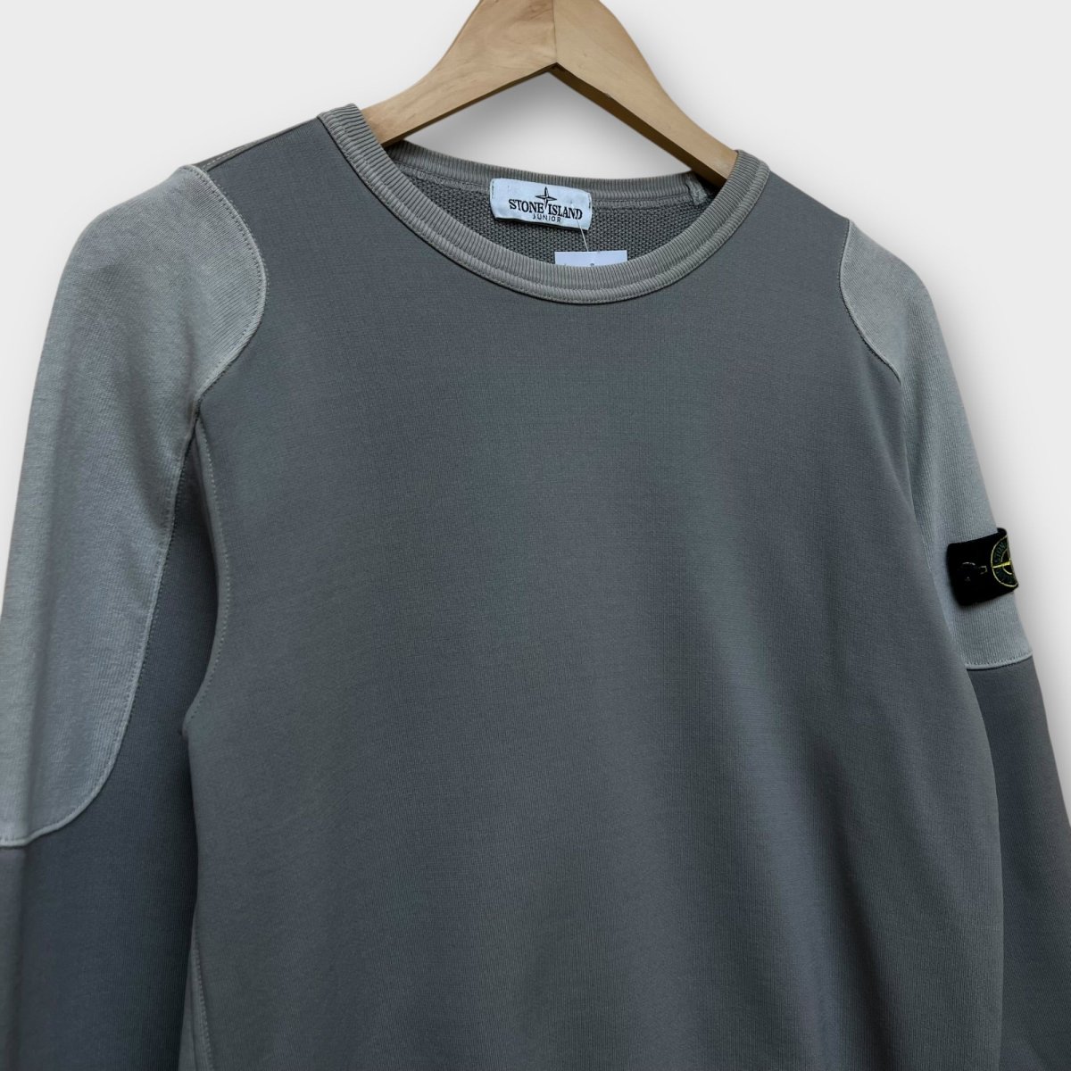 Sweat Stone Island junior gris - 14y (fit S) – Image 4