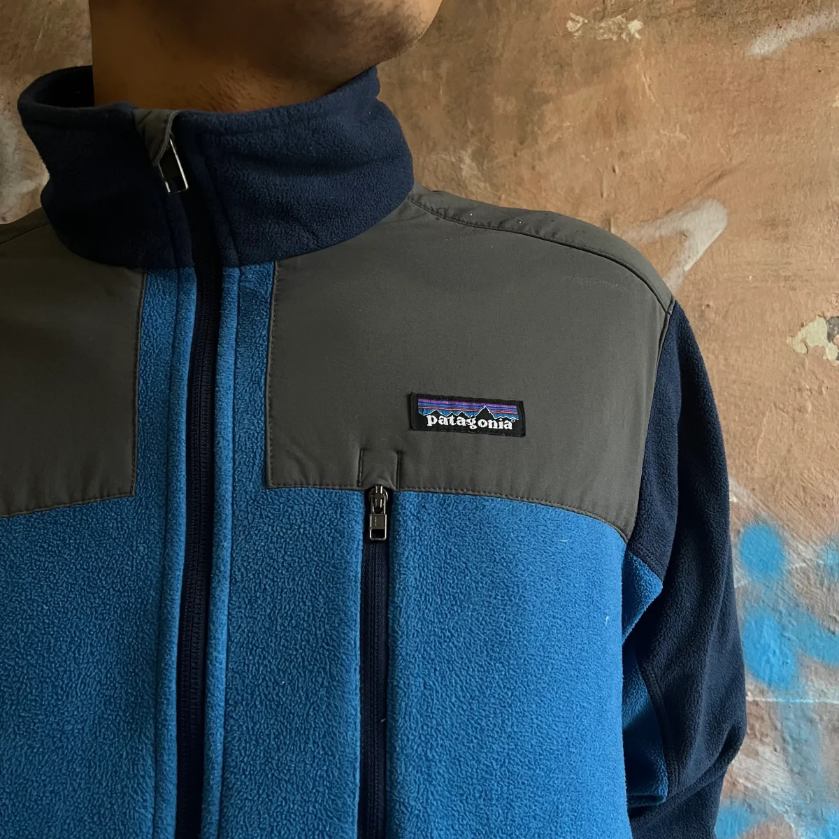 veste polaire Patagonia bleu - L