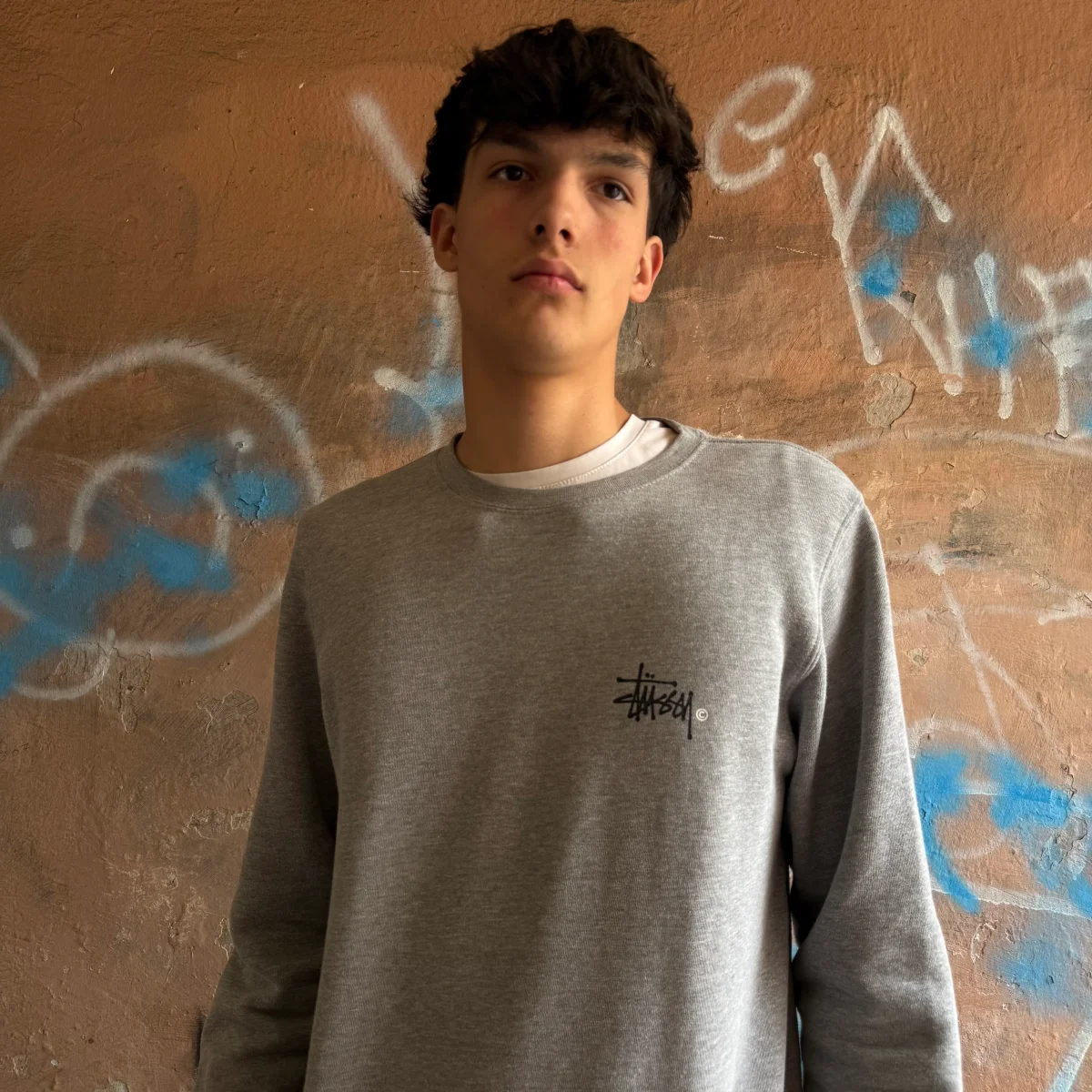 Basic sweat Stussy Gris - L – Image 3