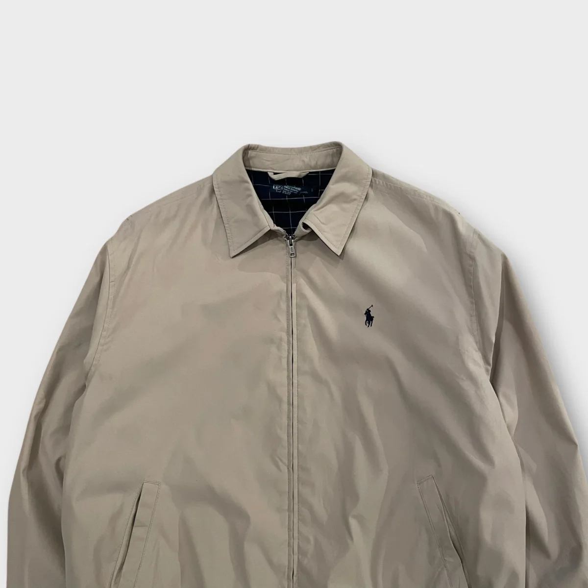 Veste Harrington Ralph Lauren beige (mini accro dans le dos) - L – Image 3