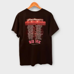 Graphic tee vintage Majestic Red Sox de 2013